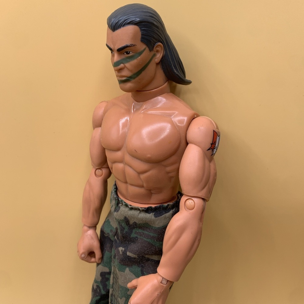 G.I.JOE Navajo NUDE FIGURE Action Hero 11" Doll Hasbro GI JOE '96 Vintage